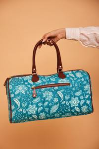 Sac de voyage matelassé multicolore de luxe de qualité supérieure à patchwork fabriqué en Inde par un fabricant indien - Product Image 6