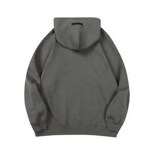 เสื้อฮู้ดดี้ผู้ชายแบรนด์คลาสสิก ผ้าฝ้ายฟลีซ 100% แห้งเร็ว สไตล์ลำลองสำหรับฤดูหนาว ดีไซน์เส้นคู่ แนวสตรีท ตัวอักษรสองแถว - Product Image 3