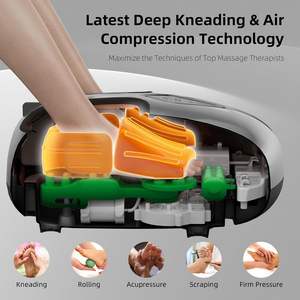 Masajeador de Pies para el Hogar y la Oficina, Máquina de Masaje de Pies Shiatsu con Amasamiento Profundo y Vibración, Dispositivo de Relajación de Pies con Calor - Product Image 2