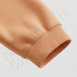 Custom Women Clothing Heavy Weight Crew Neck Tracksuit Latest Design Baggy Two Piece <b>Distress</b> Hoodie Sweatpants Set Sportswear - Product Image 6