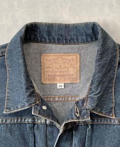 Chaqueta de mezclilla acolchada para hombre de manga larga delgada transpirable a prueba de viento Vintage Casual azul otoño algodón - Product Image 3