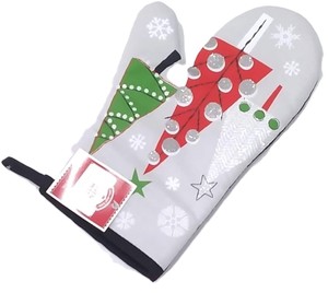 Guante de Cocina 100% Algodón Orgánico de Buena Calidad con Hermoso Estampado, Resistente al Calor, Apto para Lavavajillas y Ecológico - Product Image 2