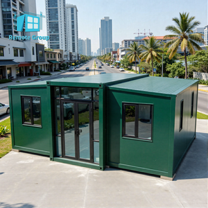<span class=keywords><strong>Casa</strong></span> Container Modulare Prefabbricata Espandibile da 40 Piedi con 1-6 Camere da Letto, Cucina e Zona Abitativa, Portatile e Controllabile a Distanza - Product Image 2
