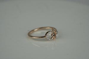 Bague de luxe en diamant Moissanite cultivée en laboratoire coupe ronde VS1 clarté IGI SGL certifié or rose or argent fournisseur direct - Product Image 2