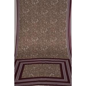 Ấn Độ cổ điển hoa Saree vải 5 yards Viscose lụa cho may, trang phục, chắp vá, boho phong cách quần áo, và thủ công sử dụng - Product Image 1