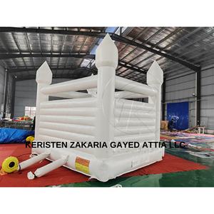 Venta Directa de Fábrica, Brincolín Inflable Comercial de PVC Blanco, Castillo Hinchable Grande para Niños Pequeños, Casa de Brinco para Fiestas de Boda - Product Image 2
