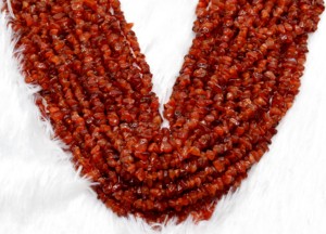 Natural Premium Quality Carnelian Irregular Shape Chip <b>Beads</b> for Jewelry Healing <b>Meditation</b> - Product Image 2