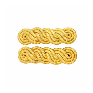 Hombreras Alemanas de la Segunda Guerra Mundial, Color Sólido, 100% Alambre, Cuello Uniforme, Reproducción de Logotipo Según Requerimiento del Cliente - Product Image 2