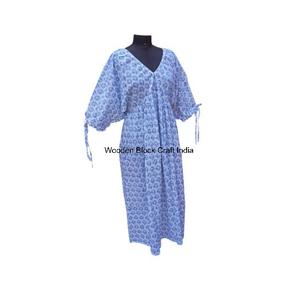 Earthy Elegance Boho-Chic algodón con cuello en V vestido largo plisado frontal para el estilo-Consciente para reuniones y salidas Casuales - Product Image 5