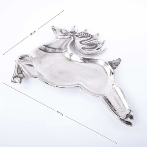 Aluminum Eco-Friendly Modern Designer Bowl Handles Shape Metal Fancy Fruit Bowl Wedding Decorative Centerpiece <b>Snacks</b> Bowls - Product Image 5