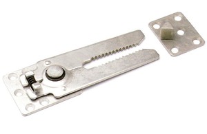 Connecteur d'assemblage caché à jointement pour canapé en métal, pièces de support d'angle dentelé en forme de crocodile pour salon - Product Image 2