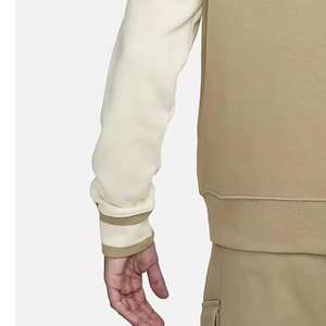 Veste universitaire marron à manches blanches, unisexe, style baseball, devant droit, personnalisable, chaude, décontractée, style streetwear, hiver - Product Image 6