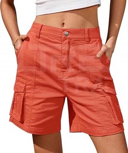 Pantalones cortos Cargo para mujer: Pantalones casuales de cintura media a la moda y prácticos, ropa de calle elegante de diseñador para mujer, el mejor diseño personalizado - Product Image 6