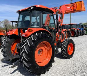 Tractor agrícola de buena calidad usado Kubota, tractor de granja agrícola con cargador a la venta - Product Image 5