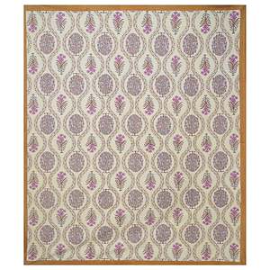 Brown & Pink Floral 100% Cotton 240 TC <b>King</b> <b>Size</b> Bedsheet Set with 2 Pillow Covers 3D 3pcs 6pcs 4pcs Options (ADB1487) - Product Image 4