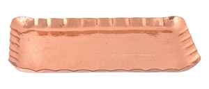 Bandeja de cobre en relieve con borde adornado Multiuso para presentación de regalos de boda a precio al por mayor de AALIYAN IMPEX - Product Image 3