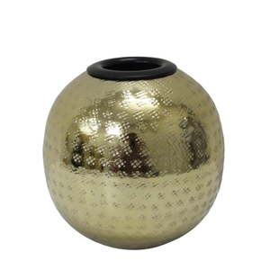 Iron T Light Holder Brush Brass Gold Color Small Size Metal <b>Candle</b> <b>Stand</b> For Wedding & Table Top Decor - Product Image 3