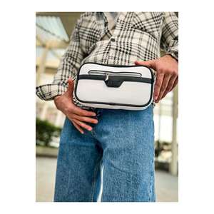 กระเป๋า Ch101 ramer poani ใส่แท็บเล็ตกระเป๋าถือสีขาว/ดำ - Product Image 3