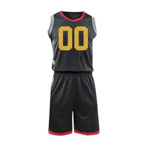 Uniforme de basket-ball professionnel personnalisé par sublimation impression col en V vente en gros hommes uniforme de basket-ball unisexe - Product Image 6