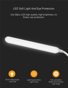 Touch <strong>Led</strong> Rechargeable Small Desk <strong>Lamp</strong> Student <strong>Reading</strong> <strong>Lamp</strong> <strong>USB</strong> - Product Image 6