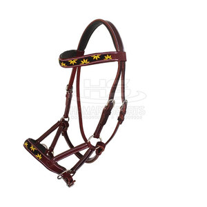 บังเหียนม้าพีวีซีสำหรับขี่ม้าปรับได้แฟชั่นหรูหรากันน้ำแบบตะวันตก - Product Image 3