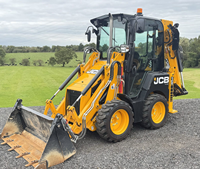 Chargeuse-pelleteuse compacte JCB 1CX de qualité supérieure, alimentée au diesel, 4x4, machine de construction avec chargeur frontal et mini-pelleteuse