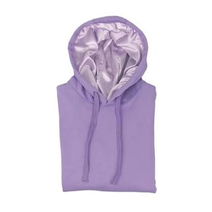 เสื้อฮู้ดบุผ้าซาตินมีฮู้ดกำหนดโลโก้ได้ทั้งชายและหญิง - Product Image 4