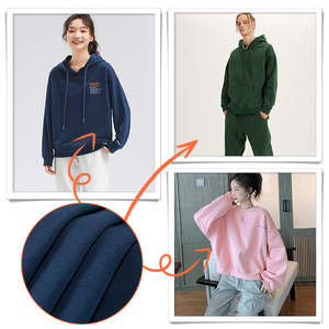 ผ้าเฟรนช์เทอร์รี่เนื้อนุ่มบางเบา น้ำหนัก 270 กรัมต่อตารางเมตร ผลิตจากผ้าฝ้าย 25% และโพลีเอสเตอร์ 75% แบบ TC ขัดด้านเดียว เหมาะสำหรับเสื้อฮู้ดดี้และเสื้อผ้าสำหรับ<span class=keywords><strong>นักเรียน</strong></span> - Product Image 6