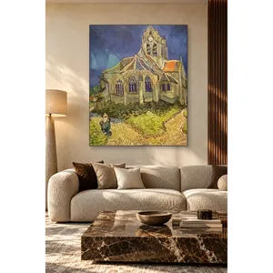 Impresión en lienzo de Fida Van Gogh: La iglesia de Auvers - Product Image 3