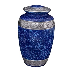 Nueva tendencia Metal Aluminio Diseño maravilloso Urnas de cremación metálicas de alto estándar y recuerdos Forma de tamaño personalizado - Product Image 4