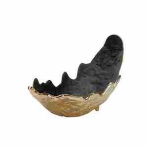 <b>Metal</b> Casted Luxury Classic Eco-Friendly Durable Dry Fruits Nuts Sweets Snacks Storage <b>Bowl</b> for Home Party Use - Product Image 1