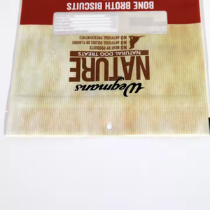 Pochettes transparentes sur pied pour un rangement et une présentation pratiques des aliments pour collation Gelée d'aliments pour animaux domestiques Emballage entièrement en plastique utilisé - Product Image 2