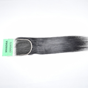 Vente en gros de Cheveux Humains Non Transformés Naturel Brut Vierge Cuticule Alignée Cheveux Humains Indiens Pas Cher 5*5 HD Fermeture Cheveux Humains Raides - Product Image 1