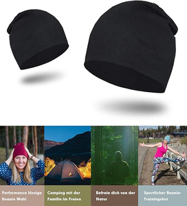 Gorro cálido de invierno de punto Jacquard personalizado al por mayor, gorro bordado en 3D, gorros sin puños del fabricante - Product Image 3