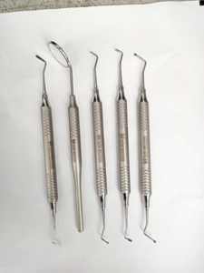 Kit de restauración de relleno compuesto dental Instrumentos dentales Juego doble de 5 piezas - Product Image 4