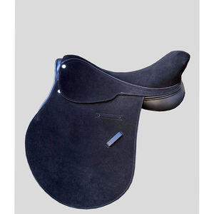 Selle de polo professionnelle en cuir de qualité supérieure, durable, de couleur bleu foncé, pour l'équitation dressage, style anglais américain occidental. - Product Image 6