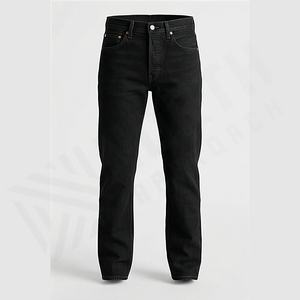 Jeans de Mezclilla para Hombre, Corte Casual, Alta Calidad, Lavados, Diseño Desgastado, Estilo Urbano Vintage, Color Personalizado, Premium, Otoño/Invierno - Product Image 1