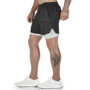 Nouveau modèle de short de gym respirant facile à porter, nouveau style durable, short de fitness à motif solide - Product Image 2