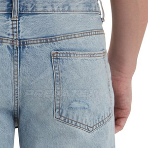 กางเกงยีนส์ผู้ชายทรงตรง สวมใส่สบาย ระบายอากาศได้ดี สีสันตามสั่ง คุณภาพสูง สไตล์ลำลอง สำหรับฤดูหนาว - Product Image 6