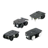 Kit de robotique de haute technologie compatible ROS, base de voiture robot intelligente 4 roues motrices pour la construction de machines personnalisées