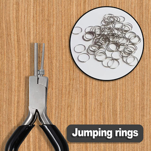 Alicates para Hacer Joyas, Alicates para Hacer Lazos de Alambre de 2 mm y 3 mm, Herramientas para Envolver Alambre, Herramientas para Hacer Joyas con Mango de PVC Negro - Product Image 6