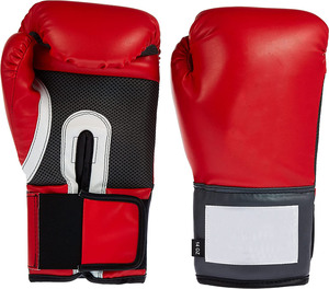 Guantes de cuero de vaca personalizados rojos Guantes de gimnasio de búfalo para uso deportivo - Product Image 6