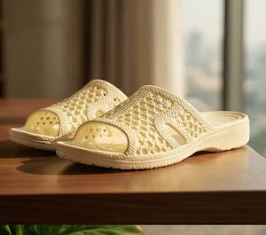 Sandalias Abiertas de EVA con Diseño de Rayas, para Todas las Temporadas, Cómodas, Personalizadas, Estilo Vietnamita, para Hombre y Mujer - Product Image 1