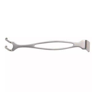 Retractor Czerny de doble punta, hoja sólida de 23mm de ancho x 40mm de profundidad y hoja de 2 puntas de 23mm de ancho x 38mm de profundidad, longitud total de 180mm - Product Image 1