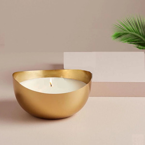 Pot de bougie martelé en métal noir de conception traditionnelle pour la décoration d'éclairage de maison et de noël pot de bougie rond - Product Image 6
