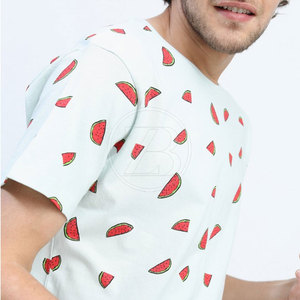 2025 t-shirts de sublimation décontractés pour hommes les plus vendus-respirant séchage rapide léger polyester/coton couleurs et logos personnalisés - Product Image 6