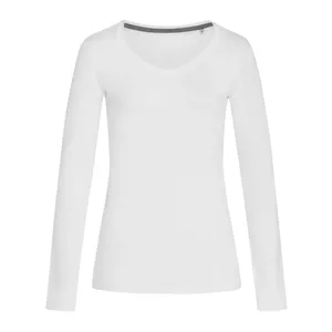 T-shirt extensible à manches longues pour femme, merchandising promotionnel - Product Image 2