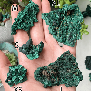 คริสตัลแร่มาลาไคต์ธรรมชาติสำหรับสะสมพลังงานบำบัดและฮวงจุ้ยสำหรับตกแต่งบ้าน - Product Image 6
