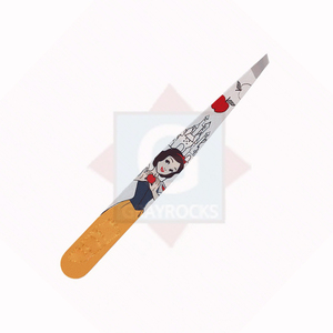 Pinzas para cejas inclinadas de acero inoxidable con etiqueta privada de alta calidad, herramienta de belleza para desplumar el cabello - Product Image 2