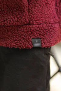 Sudadera con capucha Sherpa sin forro de moda para hombres Invierno Cálido Poliéster/Algodón Streetwear Moda - Product Image 6